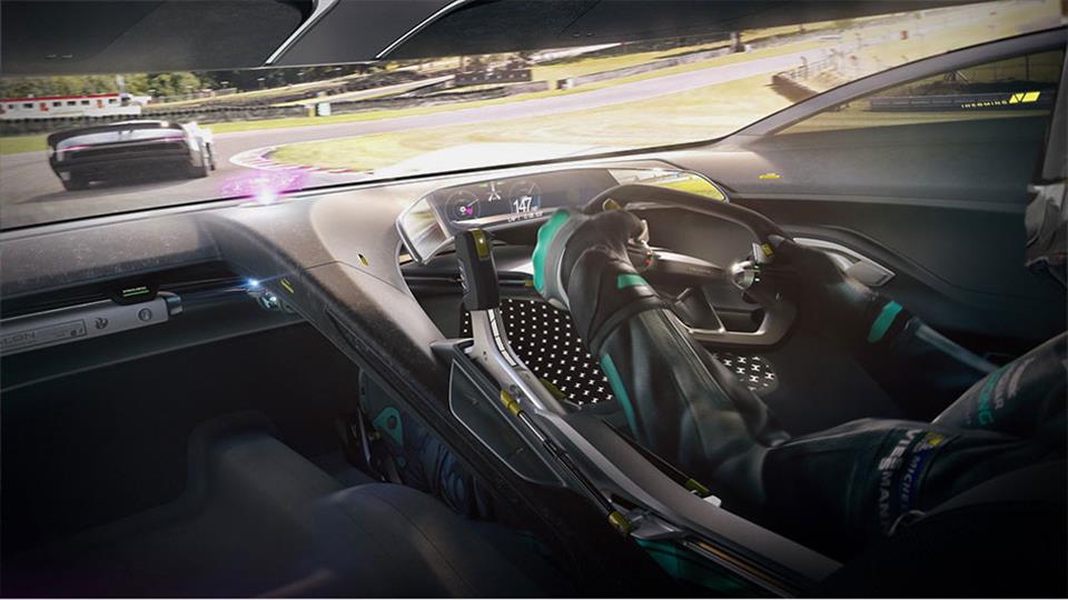 کابین هایپر خودروی برقی جگوار مخصوص بازی گرن توریسمو